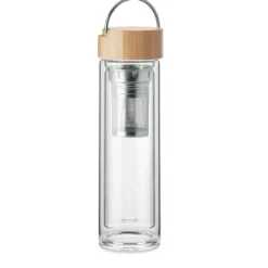 Dwuścienna butelka 400ml / Przezroczysty MO6854-22
