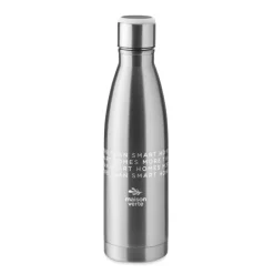 Dwuścienna butelka 500 ml / Srebrny mat MO6856-16