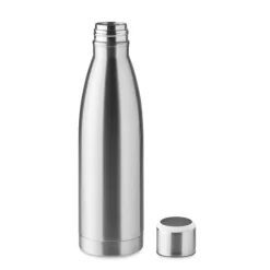Dwuścienna butelka 500 ml / Srebrny mat MO6856-16