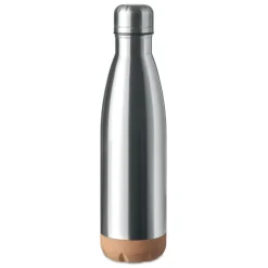 Dwuścienna butelka 500 ml / Srebrny mat MO6313-16