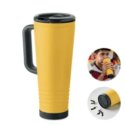 Dwuścienny kubek Howler 700 ml / Zólty MO2995-08