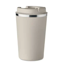 Dwuścienny kubek 350 ml / Beżowy MO6276-13