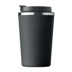 Dwuścienny kubek 350 ml / Czarny MO6276-03