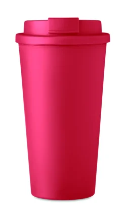 Dwuścienny kubek 475 ml / Czerwony MO6244-05