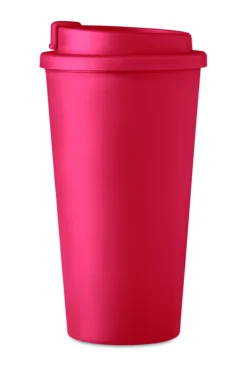 Dwuścienny kubek 475 ml / Czerwony MO6244-05