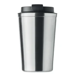 Dwuścienny kubek 350 ml / Srebrny mat MO6276-16