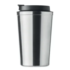 Dwuścienny kubek 350 ml / Srebrny mat MO6276-16