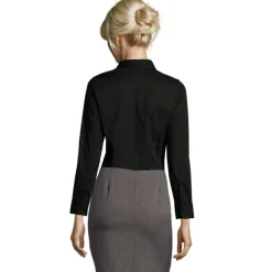 EDEN damska koszula 140g / Czarny / Czarny opal S17015-BK-3XL