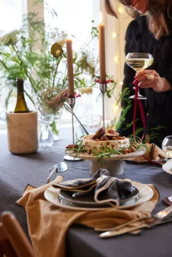 EDITH SERWETKI 2-PACK, SZARY / Szary 5018558-