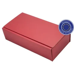Ekskluzywny kartonik na wino, 2 el. | Reid / Brązowy V6602-16