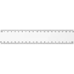 Elastyczna linijka o długości 20 cm Arc / Biały 21058700