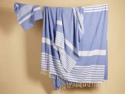 ELLA HAMAM 145X250CM, NIEBIESKI / Niebieski 5018458-