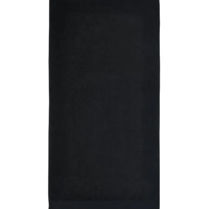 Ellie bawełniany ręcznik kąpielowy o gramaturze 550 g/m² i wymiarach 70 x 140 cm / Czarny 11700690