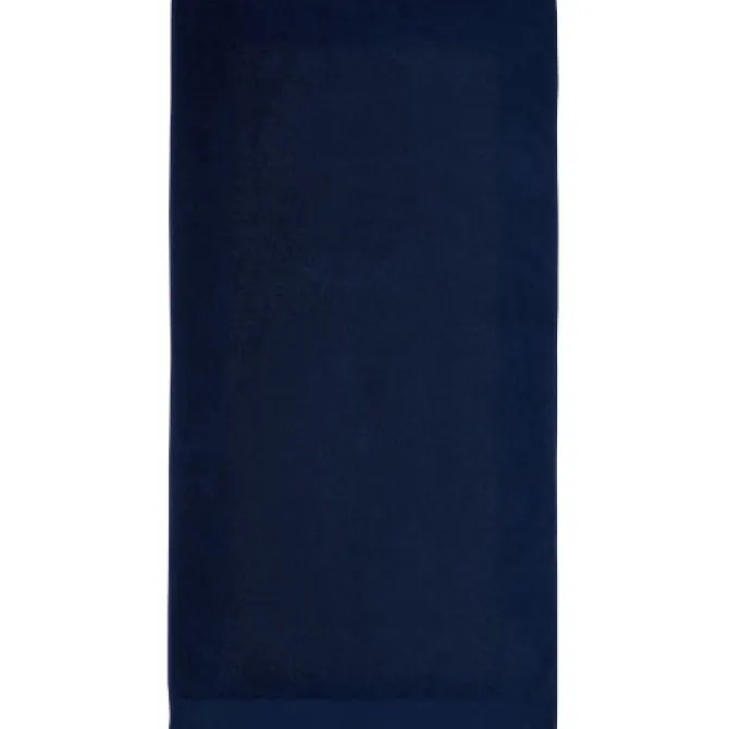 Ellie bawełniany ręcznik kąpielowy o gramaturze 550 g/m² i wymiarach 70 x 140 cm / Granatowy 11700655