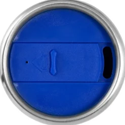 Elwood izolowany kubek o pojemności 410 ml ze stali nierdzewnej pochodzącej z recyklingu z certyfikatem RCS  / Niebieski 10076352