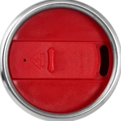 Elwood izolowany kubek o pojemności 410 ml ze stali nierdzewnej pochodzącej z recyklingu z certyfikatem RCS  / Czerwony 10076321