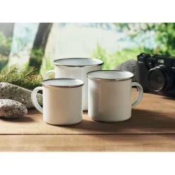 Emaliowany kubek sublimacyjny / Bialy MO2202-06