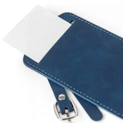 Etui do paszportu, zawieszka do bagażu / Niebieski VB183-11