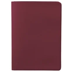 Etui na dokumenty z PCV, 2 przegródki / Holdex / Bordowy IP42016654
