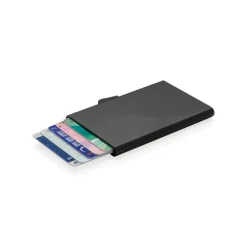 Etui na karty kredytowe C-Secure, ochrona RFID / Czarny P820.491