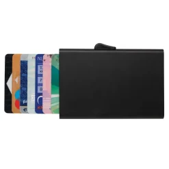 Etui na karty kredytowe C-Secure, ochrona RFID / Czarny P820.491
