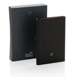 Etui na karty kredytowe C-Secure, ochrona RFID / Czarny P820.491