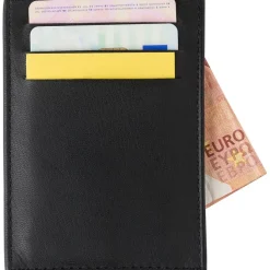 Etui na karty kredytowe, ochrona RFID / Czarny V9916-03
