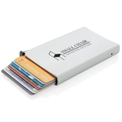 Etui na karty kredytowe, ochrona RFID / Srebrny P820.042