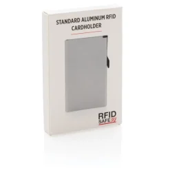 Etui na karty kredytowe, ochrona RFID / Srebrny P820.042