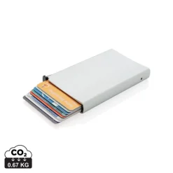 Etui na karty kredytowe, ochrona RFID / Srebrny P820.042