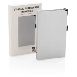 Etui na karty kredytowe, ochrona RFID / Srebrny P820.042