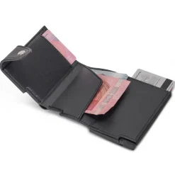 Etui na karty RFID z portfelem / Czarny / czarny LT92190-N0202