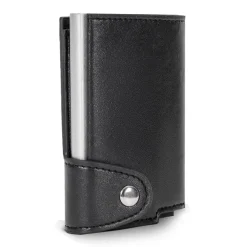 Etui na karty RFID z portfelem / Czarny / srebrny LT92190-N0205