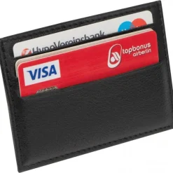 Etui na karty z ochroną RFID ISMAEL / Czarny 9118603