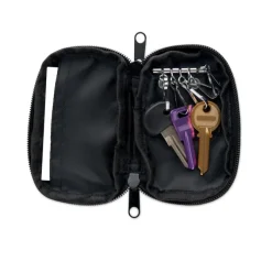 Etui na klucze z 300D RPET / Czarny MO2822-03