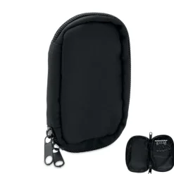 Etui na klucze z 300D RPET / Czarny MO2822-03