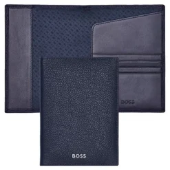 Etui na paszport Classic Grained Camel / Granatowy HLP416N