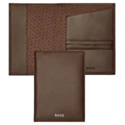 Etui na paszport Classic Smooth Brown / Brązowy HLP403Y