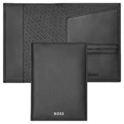 Etui na paszport Classic Smooth Brown / Czarny HLP403A