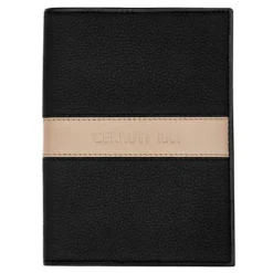 Etui na paszport Delano Taupe & Black / Beżowy NLP406X