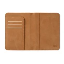 Etui na paszport VINGA Bosler, ochrona RFID / Brązowy VG667-16