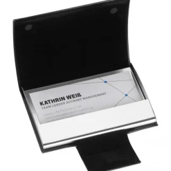 Etui na wizytówki PHILIPP / Czarny 2850203