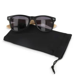 Etui RPET na okulary przeciwsłoneczne / Czarny LT86723-N0002