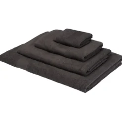 Evelyn bawełniany ręcznik kąpielowy o gramaturze 450 g/m² i wymiarach 100 x 180 cm / Granatowy 11700355