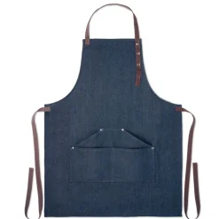 Fartuch dżinsowy 240 gr/m² / Granatowy MO6264-04