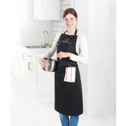 Fartuch kuchenny regulowany / Czarny MO8441-03
