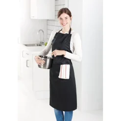 Fartuch kuchenny regulowany / Czarny MO8441-03