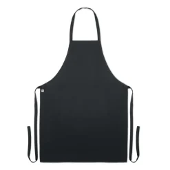 Fartuch z bawełny 200 gr/m² / Czarny MO6263-03