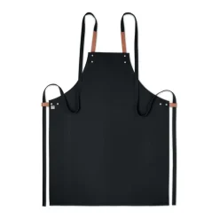 Fartuch z bawełny 340 gr/m² / Czarny MO6261-03