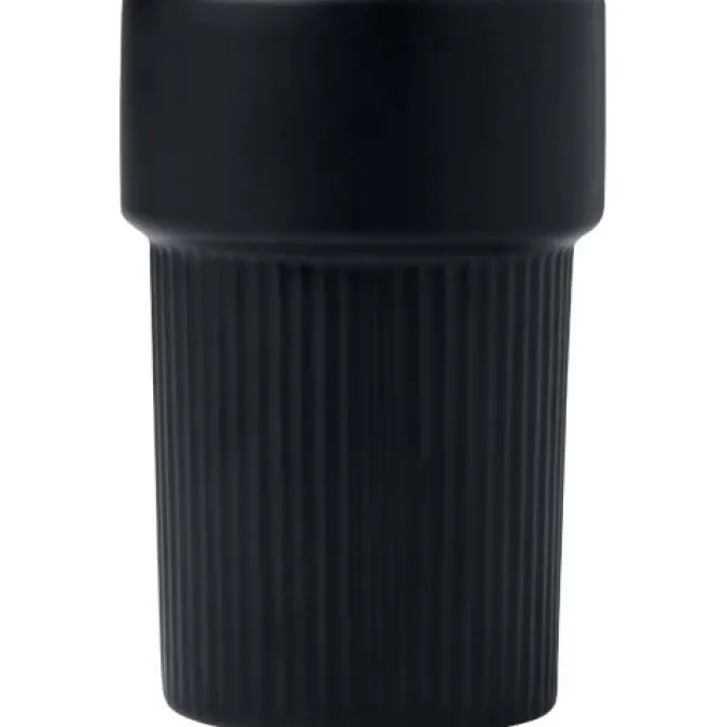Fika kubek 340 ml z bambusową osłoną / Czarny 10080990
